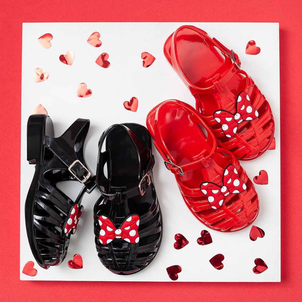 Sandália Aranha Infantil Menina Laçinho Ratinha Minnie Bolinhas Casual Antiderrapante Promoção