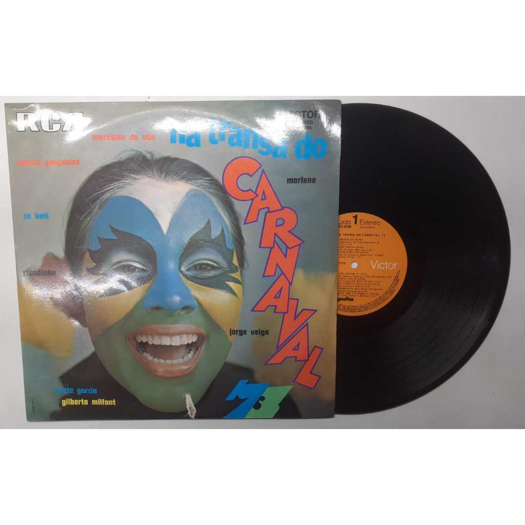LP Disco de Vinil Na Transa do Carnaval Jorge Veiga Da1903