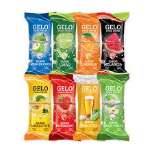 Embalagem Gelo Saborizado  Saco BOPP para Gelo Perolado Pacote c 190 a 200un –  Higienica Gelo Sabor em Oferta na Shopee