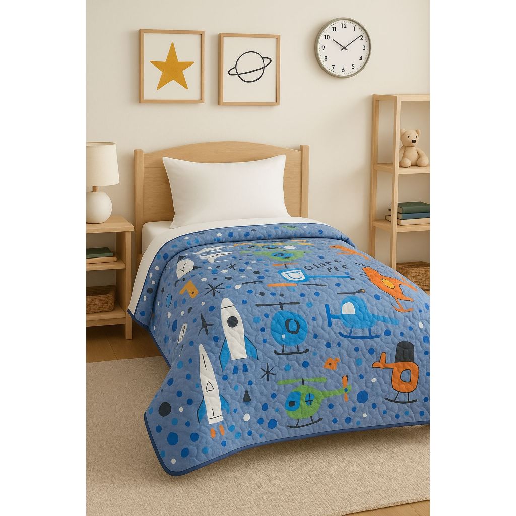 cobre leito solteiro avulso matelasse menino menina em Oferta na Shopee