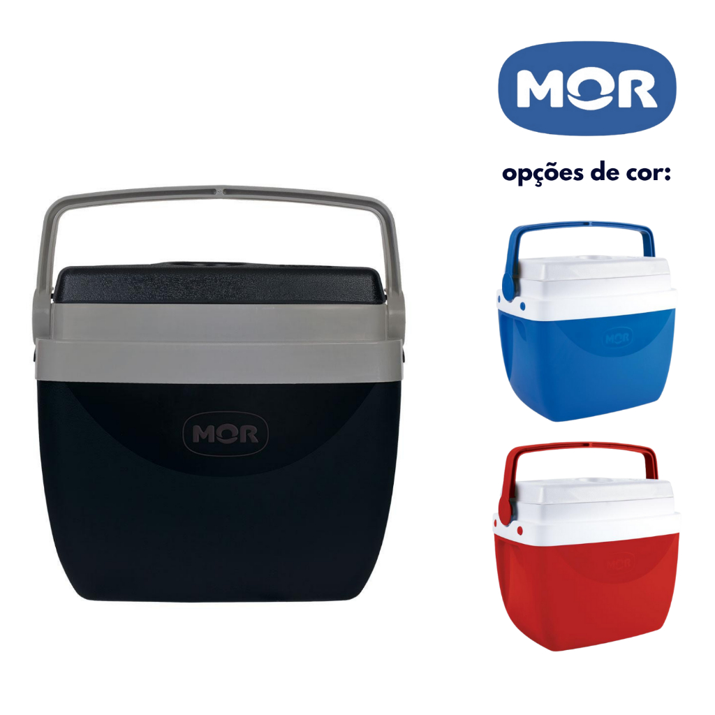 Caixa Térmica 12 Litros Com Alça Cores Mor em Oferta na Shopee