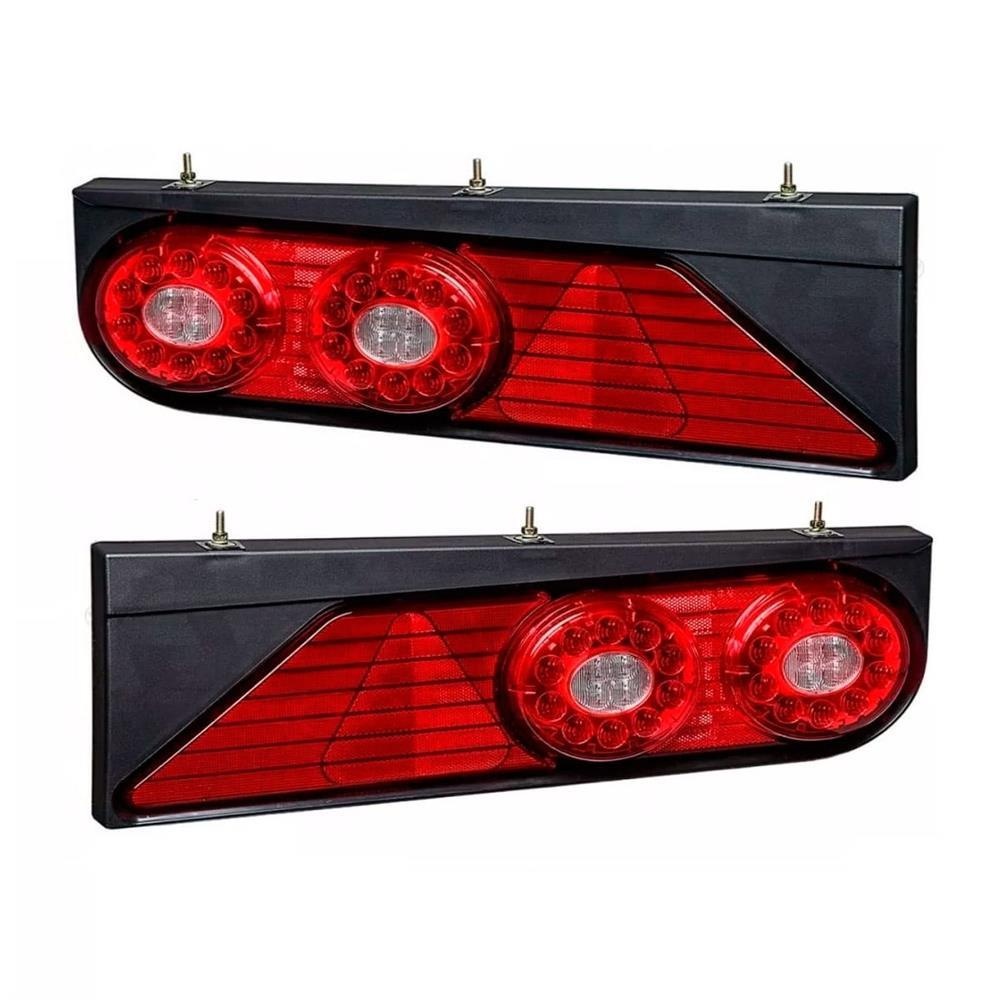 Lanterna Carreta Randon Led com caixa 12v a 24v e chicote