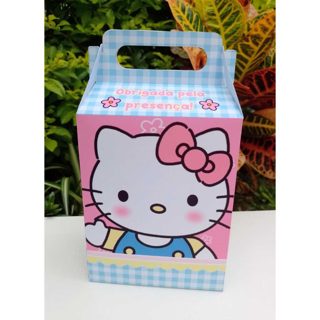 Caixas Surpresa Maletinhas G Hello Kitty Personalizadas para Lembrancinha de festa - Fazemos qualquer tema