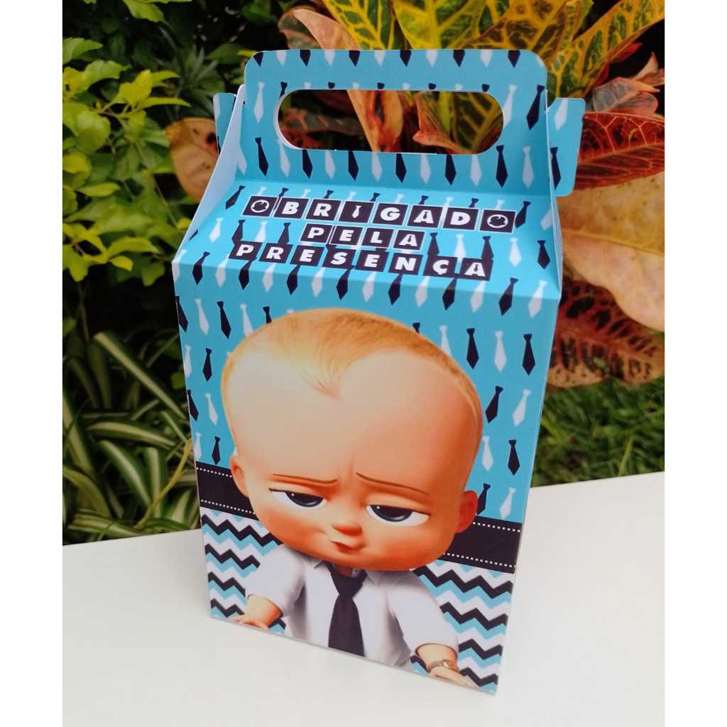 Kit Caixas Surpresa Maletinhas G Poderoso Chefinho Personalizadas - Lembrancinha de festa - Fazemos qualquer tema