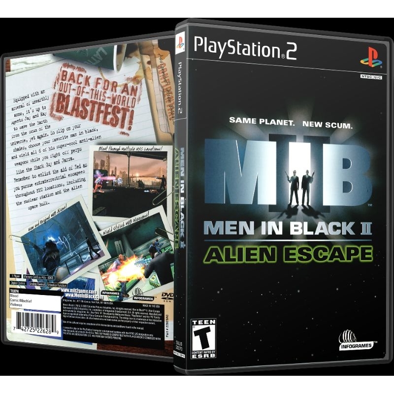 MIB Men in Black 2 - Alien Escape (PS2)