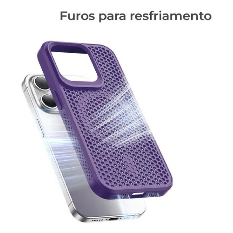 Capa Com Furos De Resfriamento Para iPhonen 12/12pro/12 pro max/13 pro max/13 pro/15/15 pro max