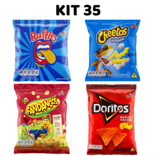 KIT 35 SALGADINHOS ELMA CHIPS 20G em Oferta na Shopee