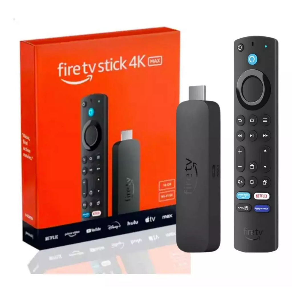 Fire TV Stick 4k Ultra HD Max 16gb Alexa Controle de Voz Preto Amazon