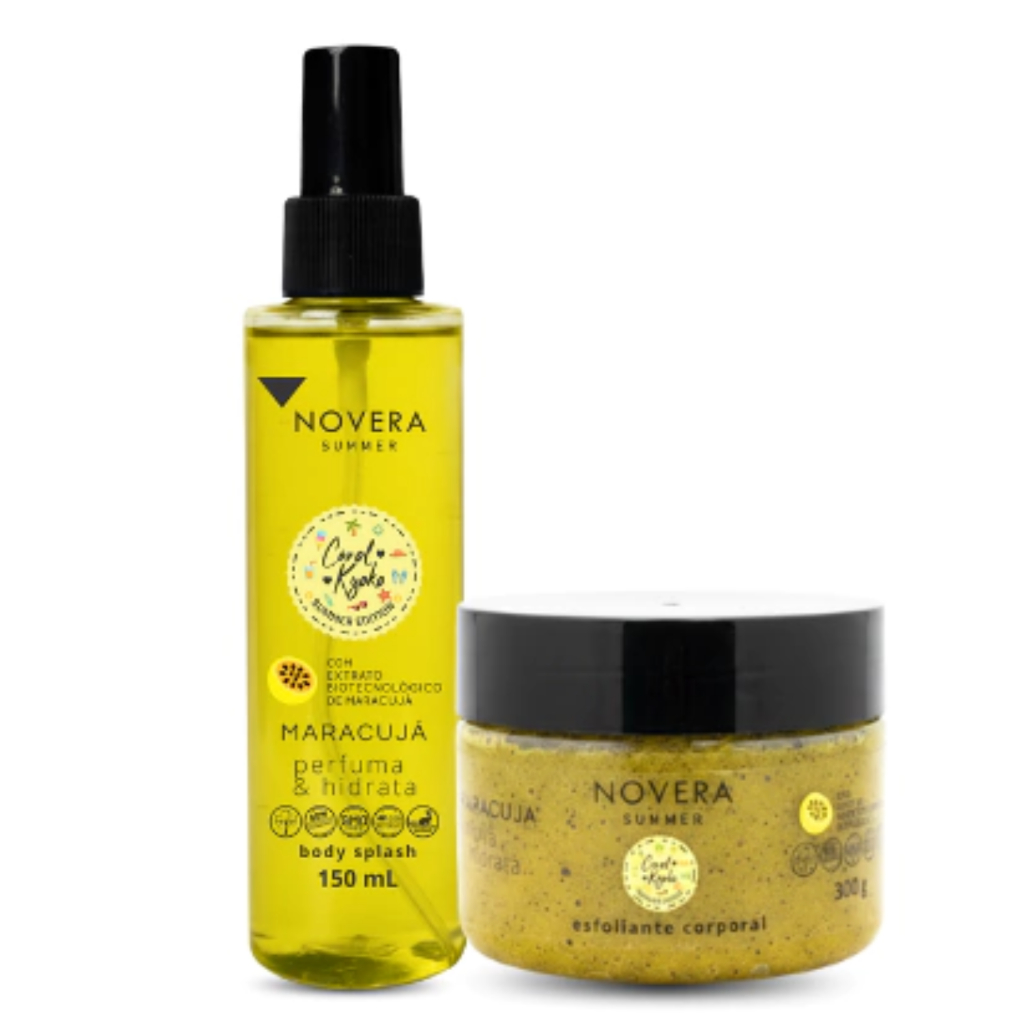Kit Corporal Novera Summer Edition Maracujá Carol Kyoko (Esfoliante + Body Splash) Left