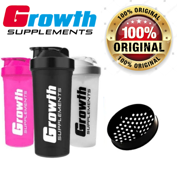 Coqueteleira Para Exercícios Academia Garrafa Shaker Squeeze 600ml - Growth Supplements em Oferta na Shopee