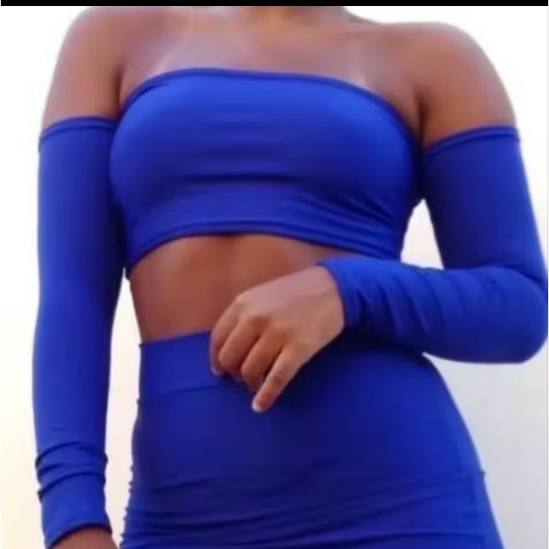 Cropped Feminino Ciganinha Manga Longa em Oferta na Shopee