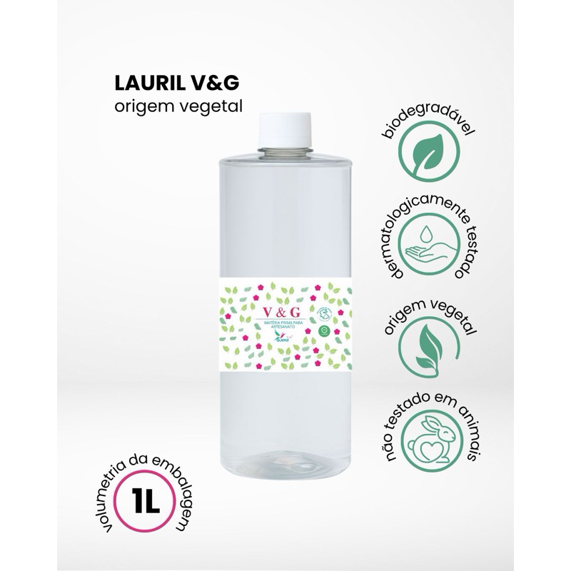 LAURIL LIQUIDO 100 % VEGETAL V&G