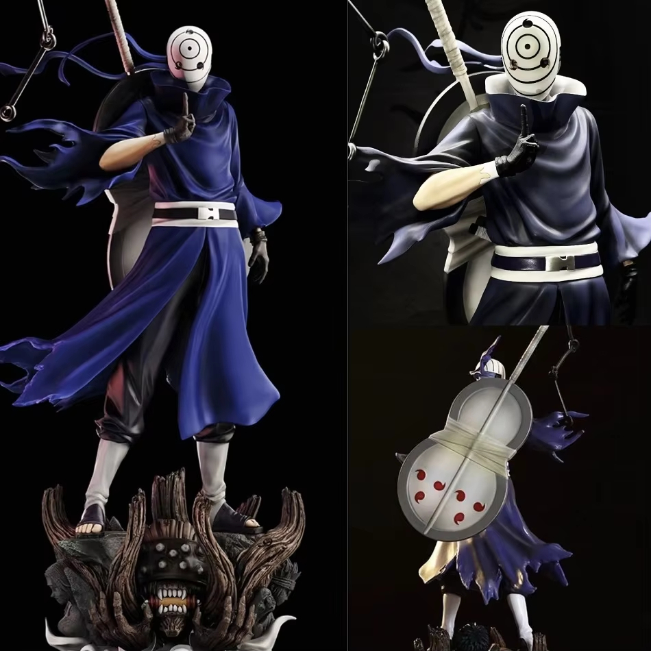 Obito Uchiha Tobi 24cm Action Figure Naruto Shippuden Figura Colecionavel para Presente Enfeite Decoração anime Geek Gam