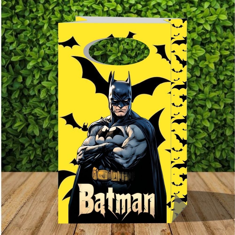 Sacolinha Surpresa Batman- Festa Infantil - Sacolinha P - Lembrancinha - Pegue e Monte - Sacola - Decoração em Oferta na Shopee
