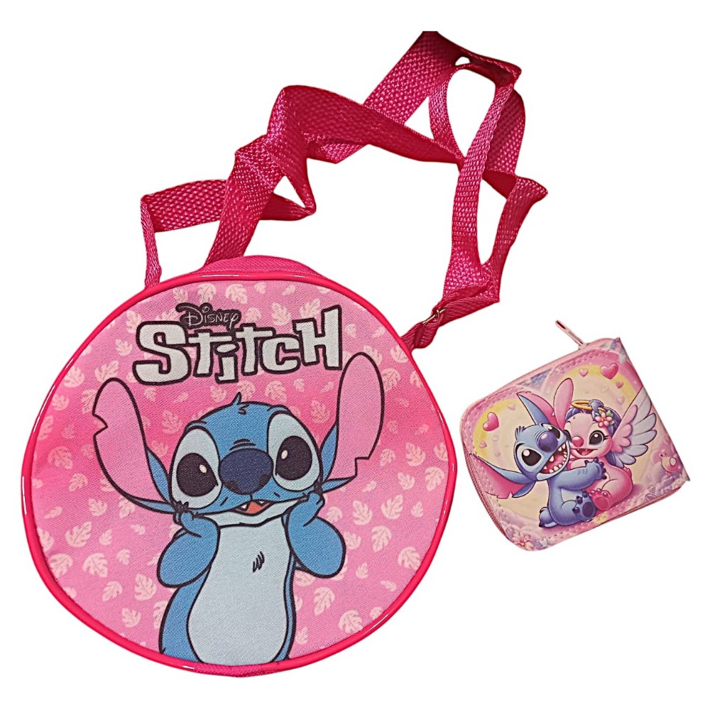 Bolsa + Carteira Menina Infantil Com Alça Regulavél Presente Dia Das Crianças Novidade Bolsinha