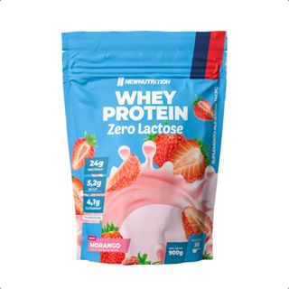 Whey Protein Zero Lactose 900g - New Nutrition em Oferta na Shopee