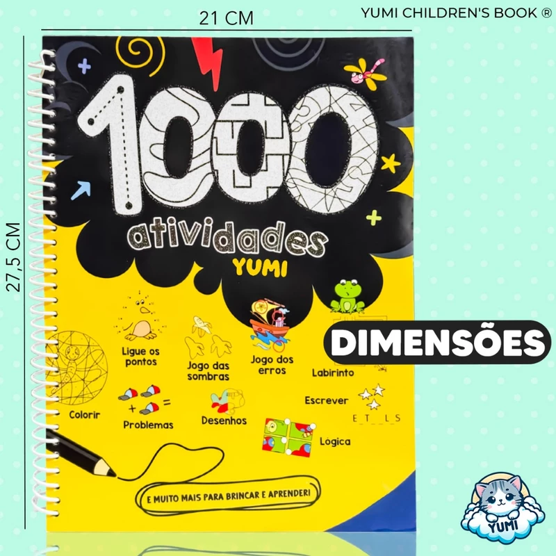 Livro Infantil Educativo com 1000 Atividades de Colorir — foto 8