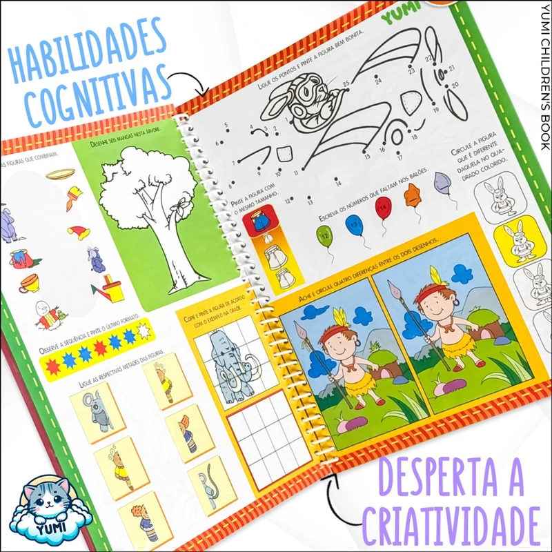 Livro Infantil Educativo com 1000 Atividades de Colorir — foto 5