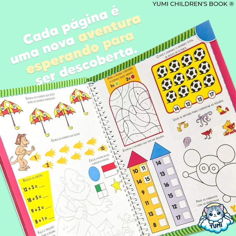 Livro Infantil Educativo com 1000 Atividades de Colorir — foto 6