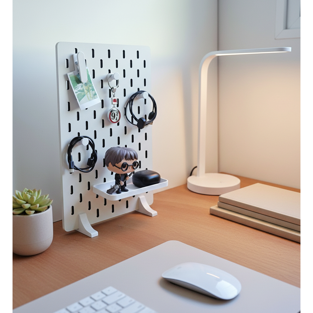 Mini Pegboard de Mesa Vertical/Horizontal para Escritório em Oferta na Shopee