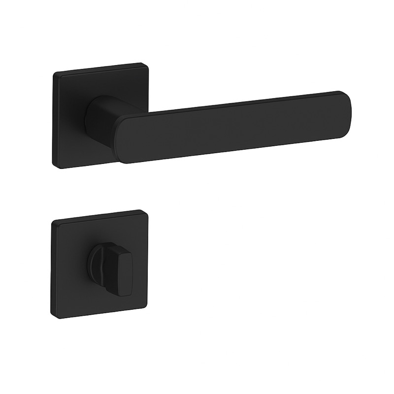 Fechadura Banheiro Aliança Legacy 2800/82 Porta de Madeira Lavabo WC Preto Fosco em Oferta na Shopee