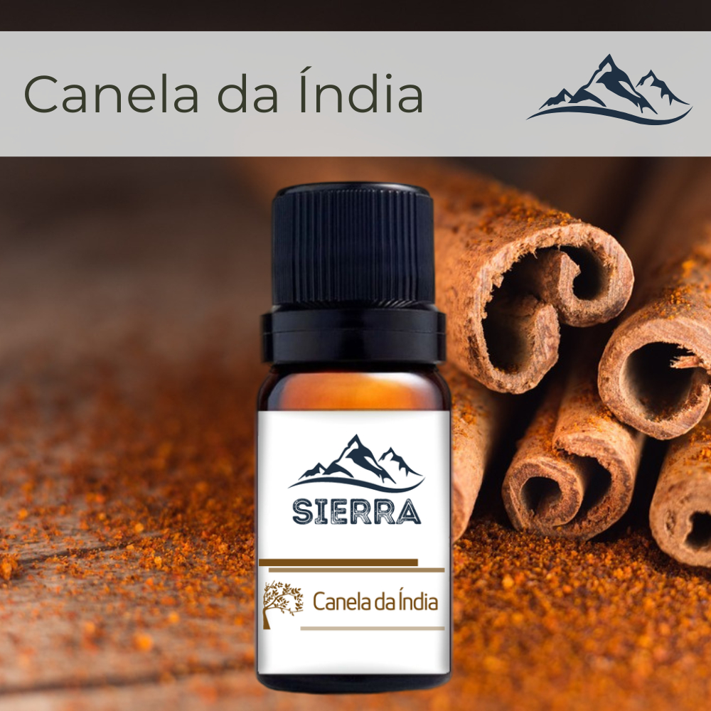 Essência de Canela da Índia para Difusor Aromatizador Umidificador de Ar Aroma Hidrossolúvel 10ml