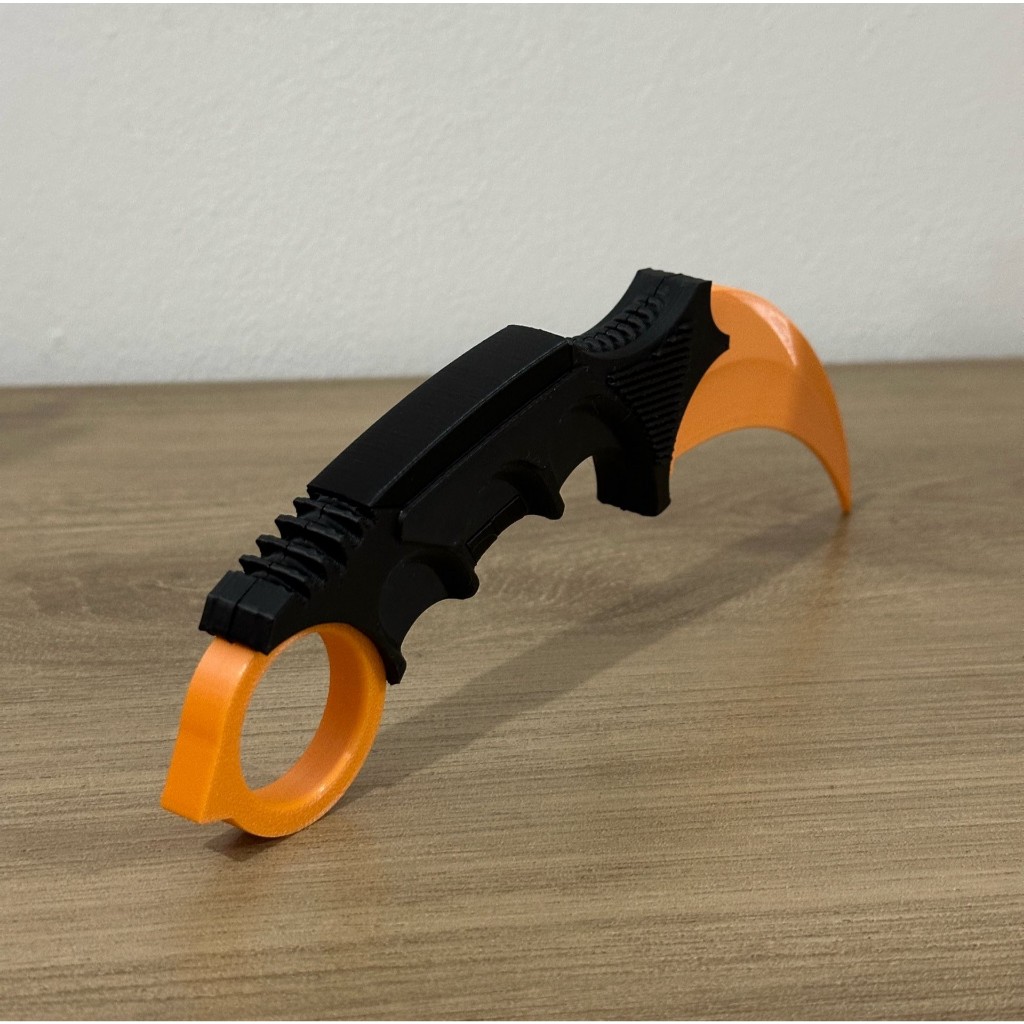 Karambit CS 2 CSGO Colecionável Decorativo Cosplay Gamer