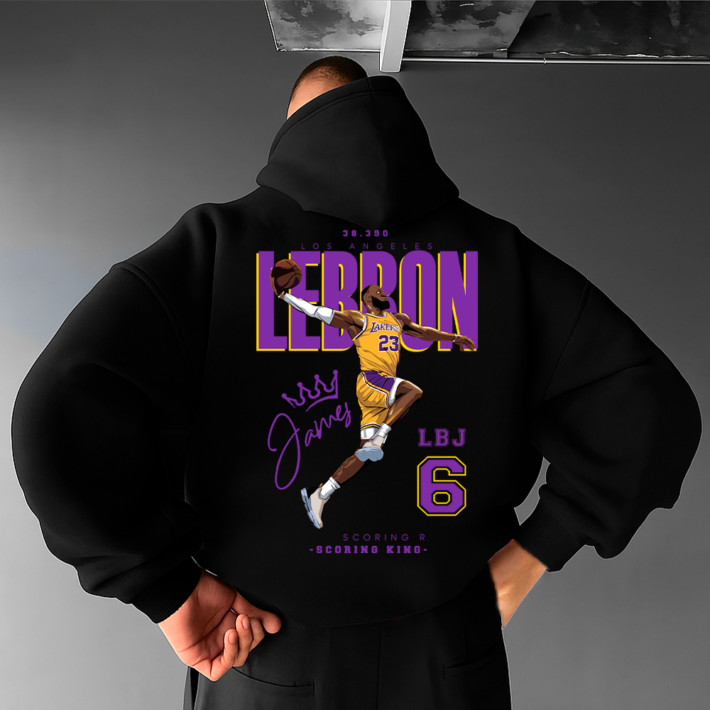 Blusa Moletom Canguru  jogador Lebron basquete nb James vintage treino Los Angeles Feminino Masculino Flanelado Inverno
