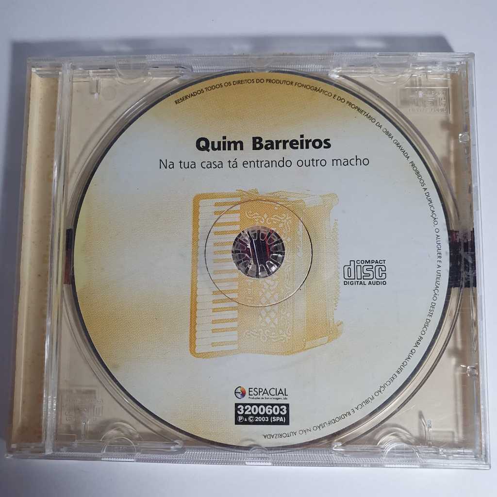 CD Quim Barreiros – Na Tua Casa Tá Entrando Outro Macho–Música Portuguesa–Original–Raro Colecionador