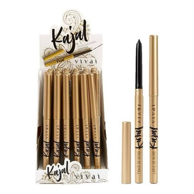 Lápis de Olho Kajal Preto - Vivai