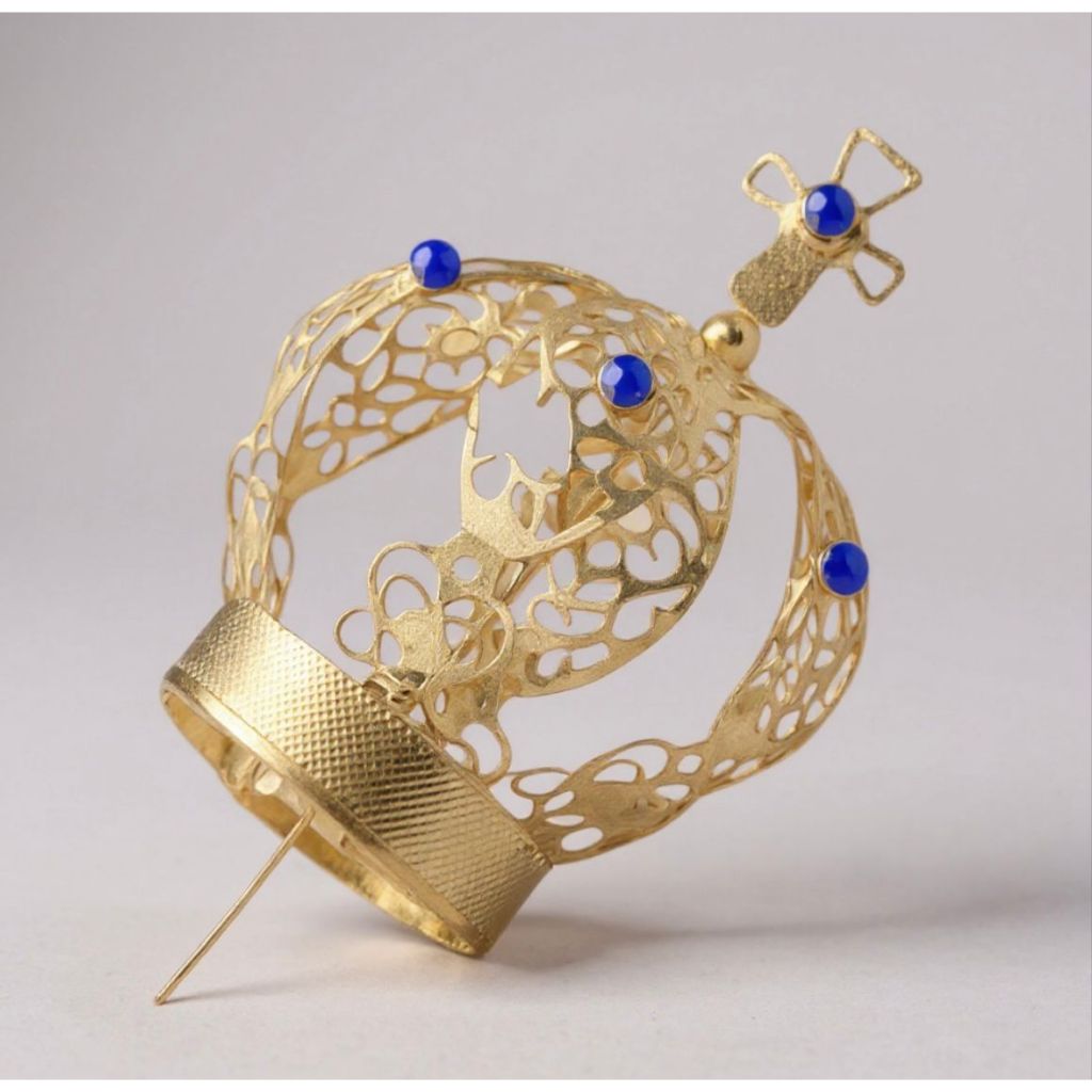2 Coroas Nº4 Para Imagem De Nossa Senhora Aparecida de Até 30cm em Oferta na Shopee