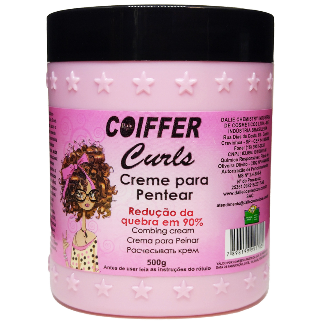 Creme De Pentear Curls Coiffer 500gr No-poo E Low-poo em Oferta na Shopee