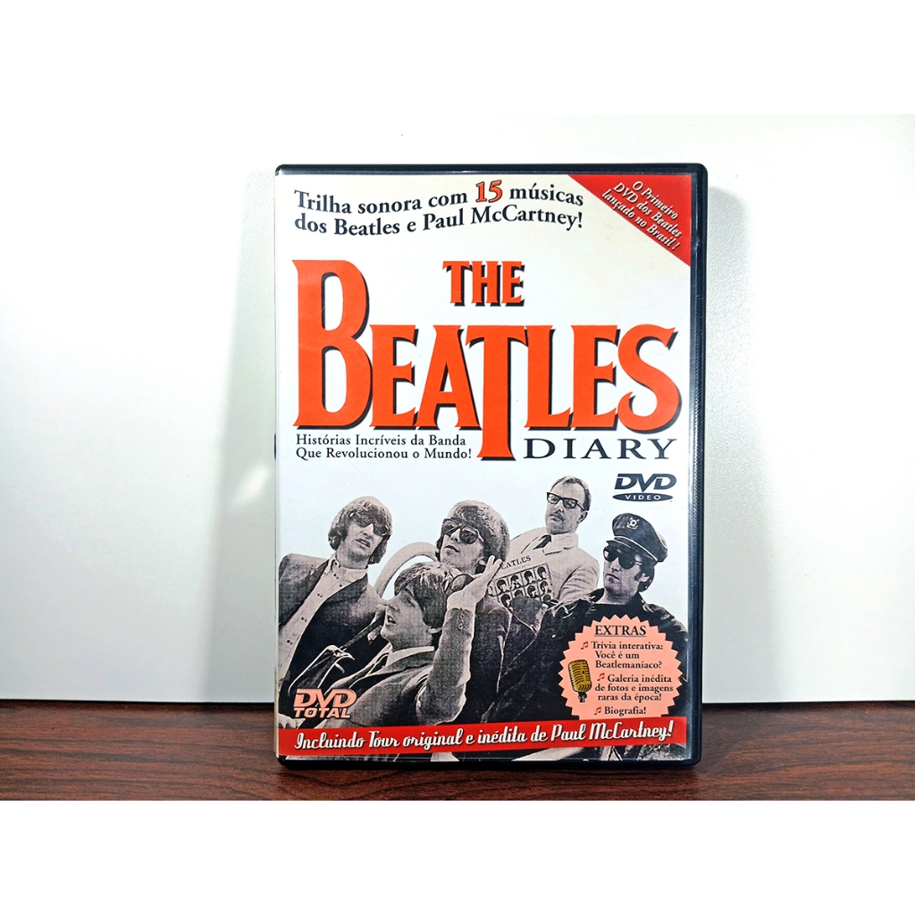 DVD SHOW THE BEATLES DIARY – USADO - ORIGINAL Show / Música
