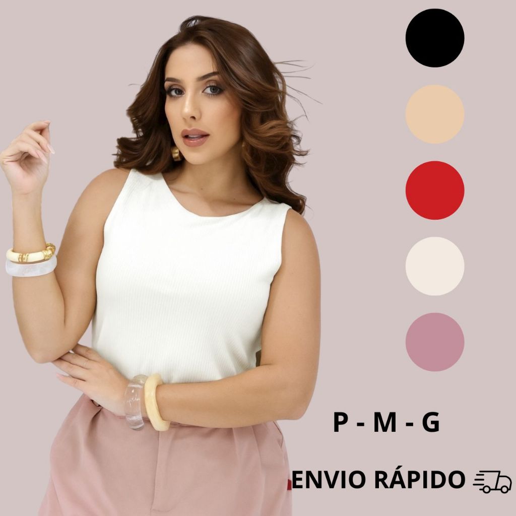 blusa de regata blusa canelada blusa verão blusa dia dia blusa tendência blusa canelada blusa feminina