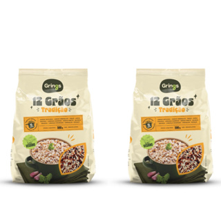 Arroz 12 Grãos Tradição 500g - Grings em Oferta na Shopee