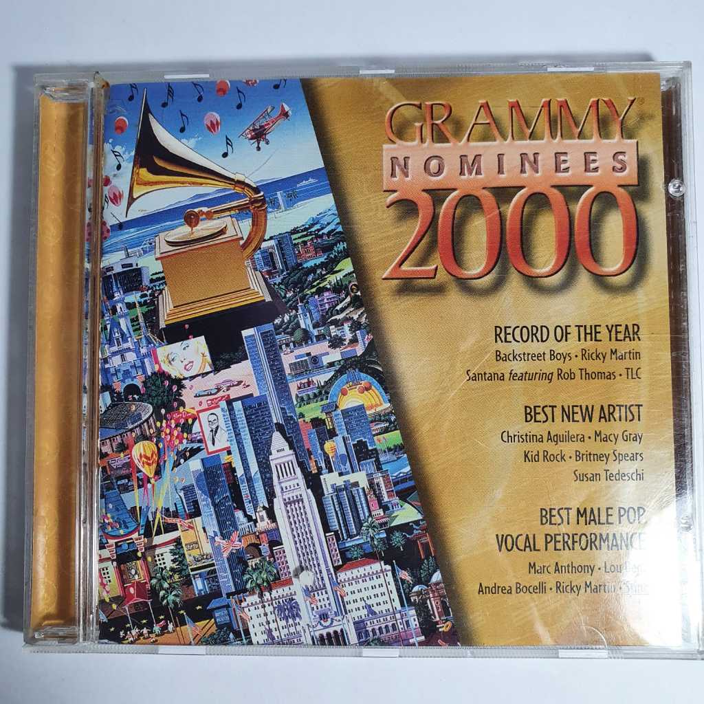 CD Grammy Nominees 2000 – Pop / Rock Internacional – Original – Colecionador – Raro