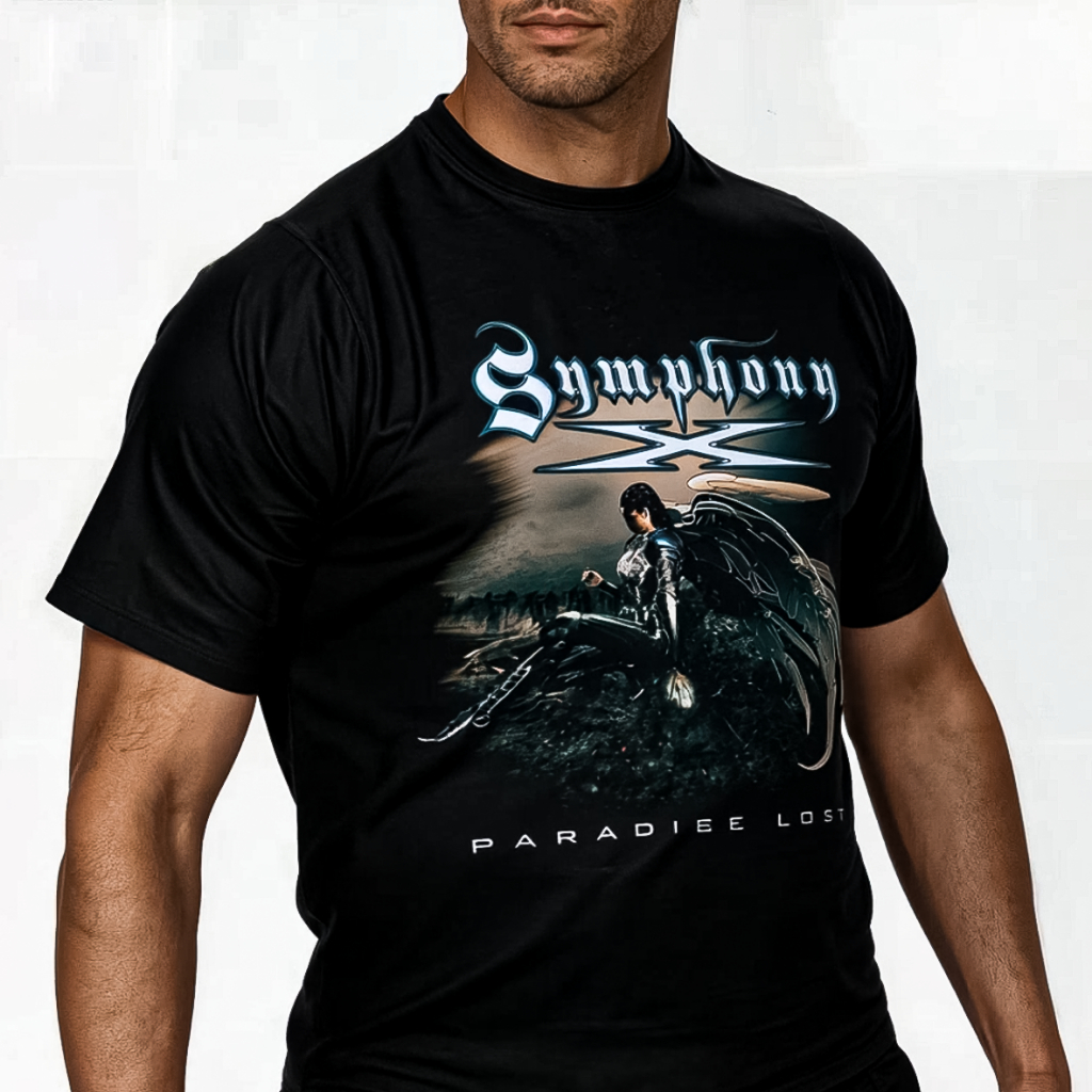 Camiseta Symphony X Paradise Lost Blusa Personalizada Masculina Feminina Camisa Rock