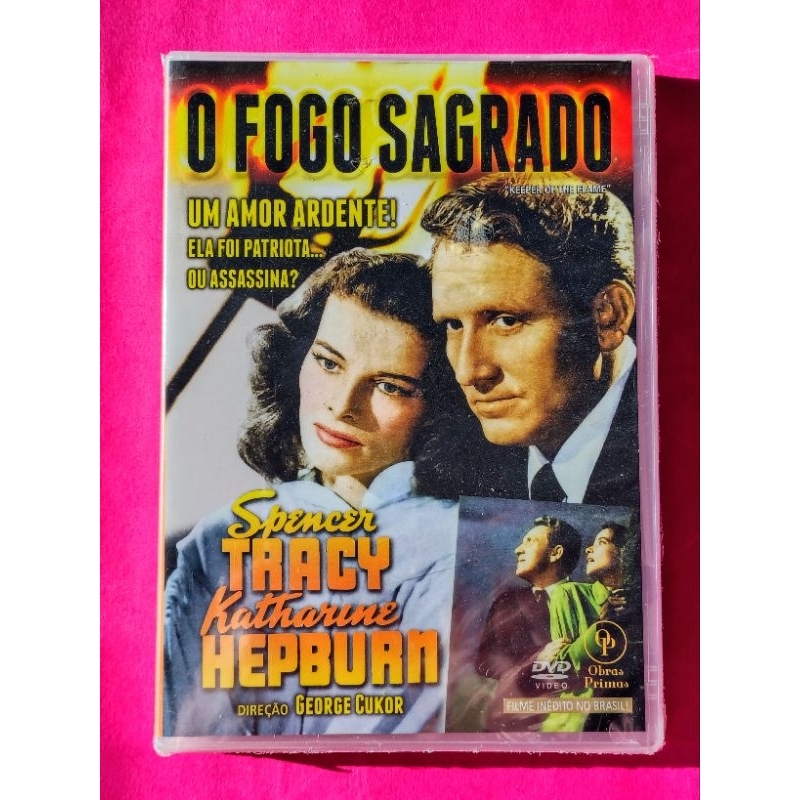 Dvd O Fogo Sagrado - Spencer Tracy Katharine Hepburn George Cukor