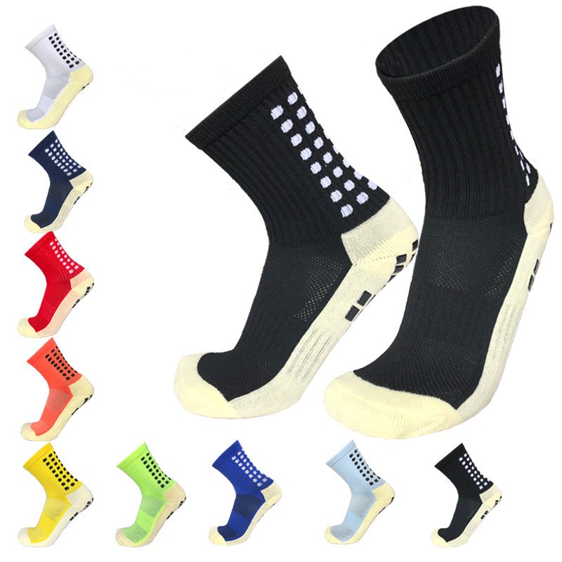 6 pares de meias esportivas de futebol por atacado profissional antiderrapante em Oferta na Shopee
