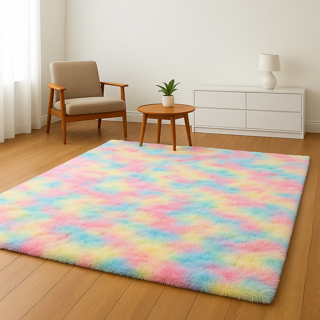 Tapete Felpudo 40mm Para Sala E Quarto 1x0,60 / 2x0,60 / 1x1,50 / 60x40 Grande Super Peludo em Oferta na Shopee