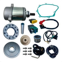 Kit Partida Elétrica Fiação Motor Honda Biz 125 (todos Anos)