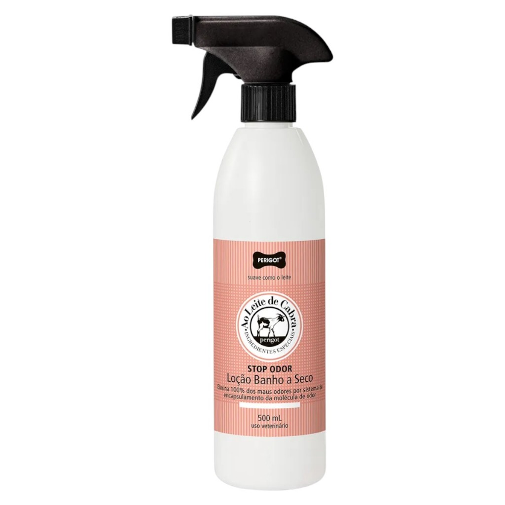 Banho A Seco Shampoo A Seco Perigot 500ml Cães e Gatos Banho e Tosa Petshop