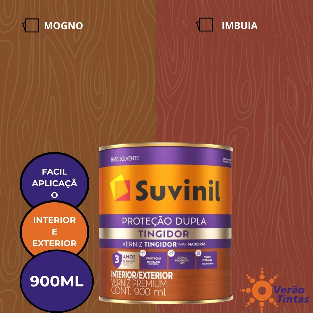 VERNIZ SUVINIL TINGE E PROTEGE BRILHANTE 900ML em Oferta na Shopee