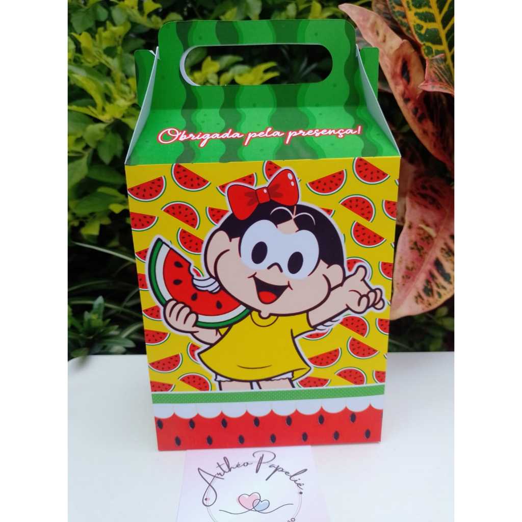 Caixa Surpresa Maletinha G Magali Personalizadas para Lembrancinha de aniversário - Fazemos todos os temas