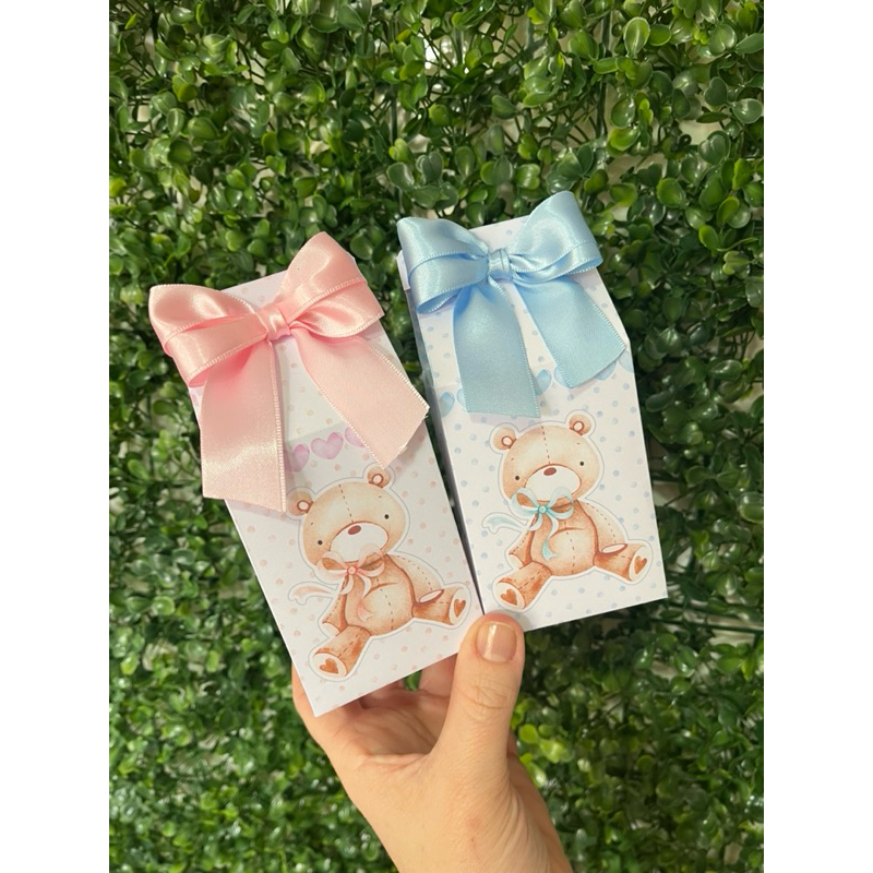 Kit Pegue e Monte Chá Revelação - Lembrancinhas Caixinhas Personalizadas