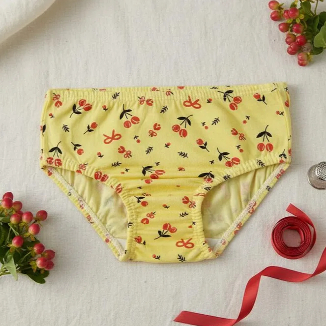 Calcinhas REBATIDAS algodão infantil meninas em Oferta na Shopee