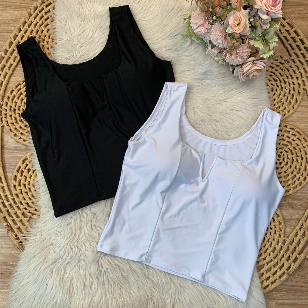 Kit 2 blusas cropped MAIS VENDIDAS exg suplex feminino plus size 46 a 50