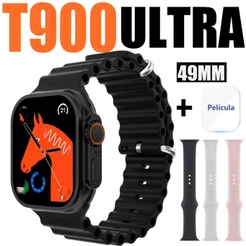 T900 Ultra Smartwatch Relógio Inteligente Prova Bluetooth Monitoramento De Saúde Exercício Contagem NFC