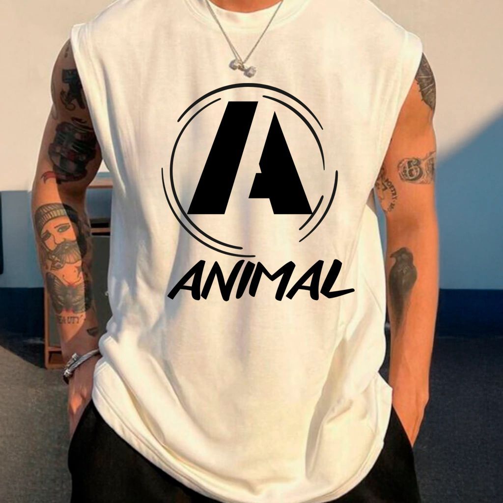 Camiseta Cavada Oversized Estampada Tecido Respirável Confortável Estilo STREETWEAR
