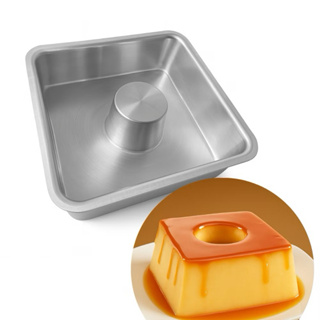 Forma de pudim Quadrado 22x7 de Pudim Quadrada bolo 22x7. em Oferta na Shopee